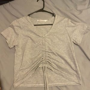 Scrunch crop top wore once